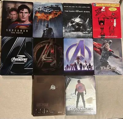 Superhero Steelbooks Marvel DC, View more
