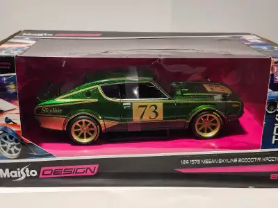 1973 Nissan Skyline GT-R 1:24 scale diecast model , View more