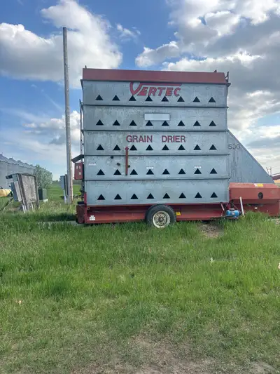 Vertex continuous dryer . Five tier. $17500.00 Brandt supercharged 8 inch auger 52 feet. $5000.00 $2...