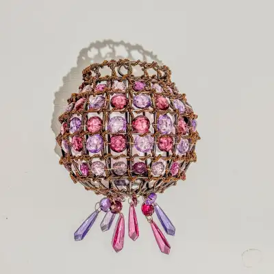 Bojo Beaded Candle Holder Sconce, View more