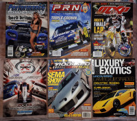 Car magazines 2002-08 Modified mag,Performance Auto & Sound