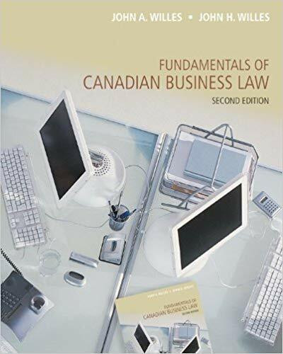 Fundamentals of Canadian Business Law, 2nd Edition in Textbooks in City of Toronto