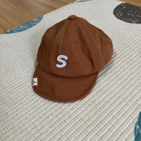 Orange brown baby cap
