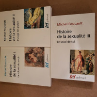 Histoire de la sexualité 3 Tomes de Michel Foucault