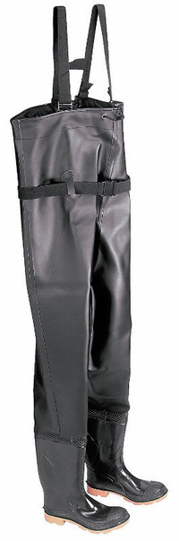 NEW Onguard Chest Waders - Black Size 8 -Plain Toe w Steel Shank