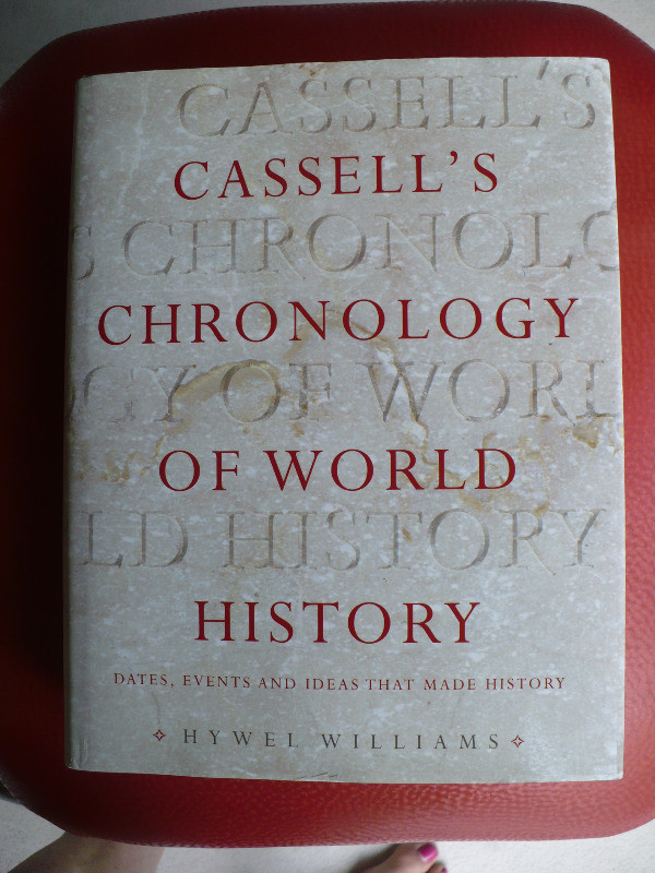 CASSELL'S CHRONOLOGY OF WORLD HISTORY ( HYWEL WILLIAMS) dans Autre  à Longueuil/Rive Sud