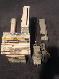 Wii bundle with 11 games and all cords