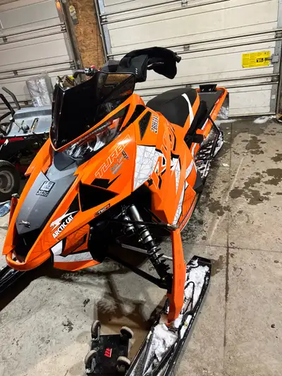 Riot 9000 turbo with power steer 146” track. Comes with kimpek adventure bag and stackable fuel cadd...