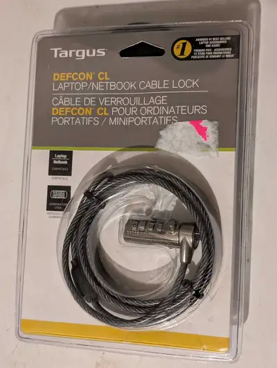 New Targus Defcon CL Laptop/Netbook Cable Lock, View more