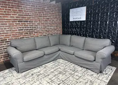 Couch is in great condition No tears, no rips All the covers are removable and washable Pet free, sm...