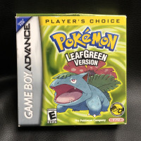 Pokemon Leaf Green Gameboy Advance⎮ In box
