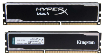 Kingston HyperX Black KHX16C9B1BK2/8X 8GB(2x4GB) DDR3  1600MHz, View more