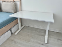 Trotten ikea desk / high adjustable/ white