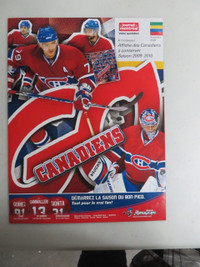 CARTE DE HOCKEY CANADIEN DE MONTREAL TEAM PHOTO