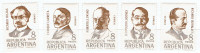 ARGENTINA. Série de 5 timbres neufs.