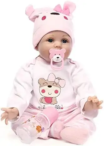 22 inch Realistic Reborn Dolls Soft Silicone Real Look Newborn B, View more