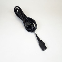 Standard Power Cord Extension 18AWG 10 Feet Length Black K6009
