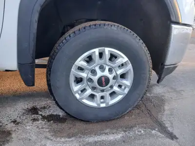 4-17" 8 bolt GM wheels, with TPSM for sale, Centers not included, came off a 2022 Silverado 2500, Ti...