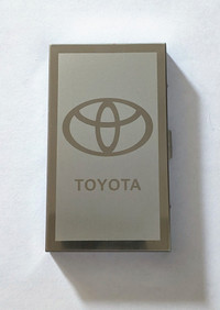 Stainless Steel Toyota Business Card holder case