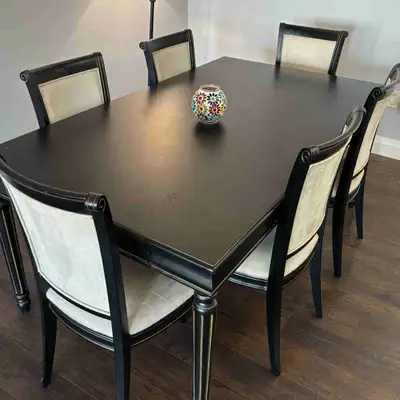 dining room table and chairs $200 , View more