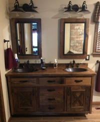 Rustic Bathroom Vanities & Fixtures - Made in Alberta