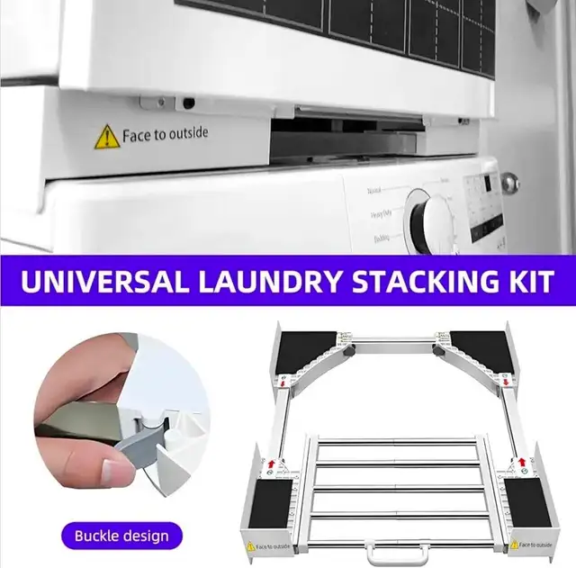 OKSTENCK Washer Dryer Stacking Kit in Washers & Dryers in Oshawa / Durham Region - Image 6