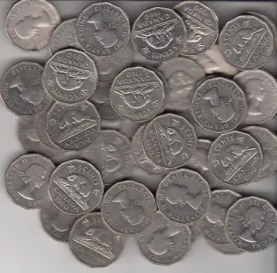5 CENTS 100% NICKEL ROULEAUX  ( 1960@1981 ), View more
