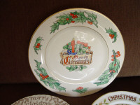 3 pc. Christmas Collector plates:  Fort Erie