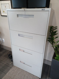Global 4 Drawer Steel Lateral Filing Cabinet