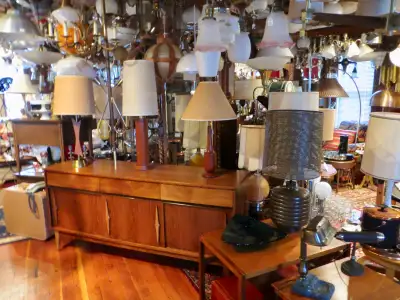 PAST and PRESENT ANTQUES - MID CENTURY TEAK and WALNUT FURNITURE, View more