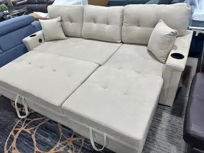 Convertible 3 Seater Sofa Bed $549, View more