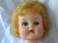 Flexi-vinyl body doll,vintage, 50-60s, by Reliable,Canada, good