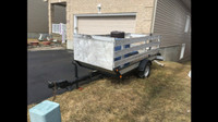 10’ tilting utility trailer 