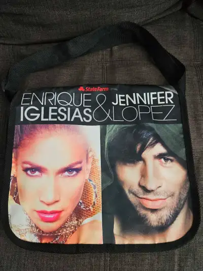 Jennifer Lopez Enrique Iglesias VIP tour messenger bag laptop, View more