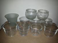 Candle Jars ... Excellent Condition .. As Shown