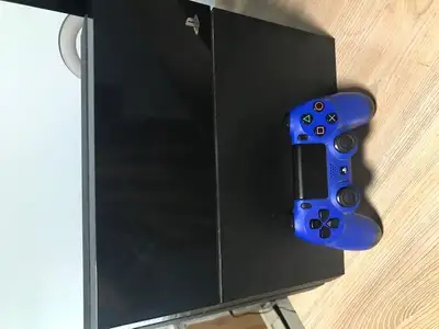 PS4 Console with 1 controller and cords, View more