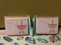 Baby Girl Thank You Cards & Envelopes 