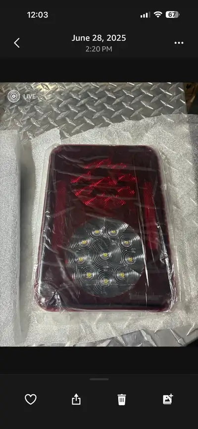 LED even tail lights New never used Price for pair Firm price