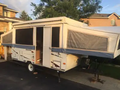**Rental – Tent Trailer Pop Up** Trailer Details: - 2006 Rockwood 12 Ft Premiere Towing Weight 2900...