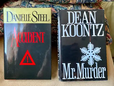 Danielle Steel & Dean Koontz Hard Cover Books, View more