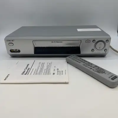 Sony SLV-N77 Hi-Fi Stereo VHS VCR Video Cassette Recorder , View more