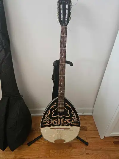 vends Bouzouki electro acoustique made in grece neuf, View more