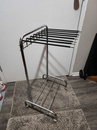 Pant drying rack with shoe rack 
