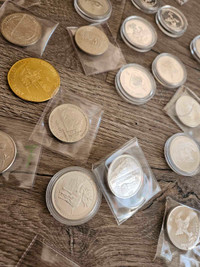 Huge Lot of 52 Canada Souvenir Dollars Coins National Parks
