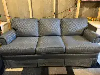 Smaller free blue couch 