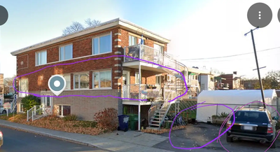 5 1/2 3bds, 2parkings Saint-Michel, metro d'Iberville, $1900/m -climatisé -Spacieux appartement de 5...