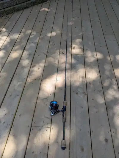 St. Croix Avid-X and Daiwa Fuego 2500 combo., View more