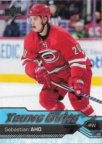 SEBASTIAN AHO … 2016-17 YOUNG GUNS ROOKIE … RAW + PSA 8.5, 9, 10