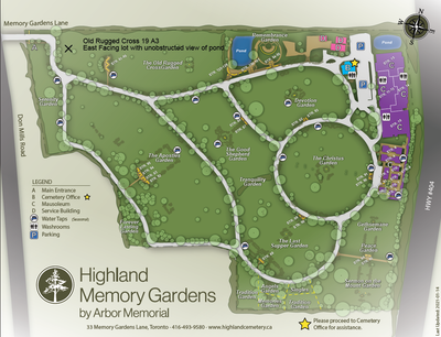 For Sale is burial plot at Highland Memory Garden ( Don Mills and Steeles) Space is located in the G...