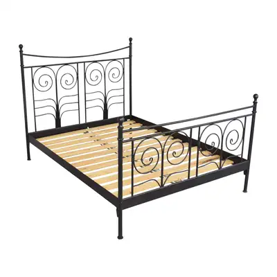 Grand Lit en metal format Queen - Norsund IKÉA – 325$, View more